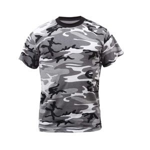 Mens Rothco CITY CAMO Tactical TShirt Military Army Camouflage Various Sizes